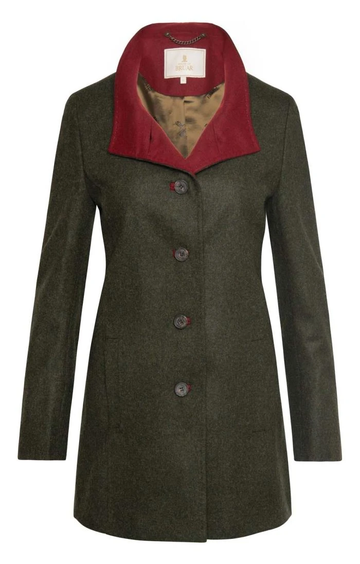 Ladies Trim Loden Coat 5 Ladies Trim Loden Coat - Image 5