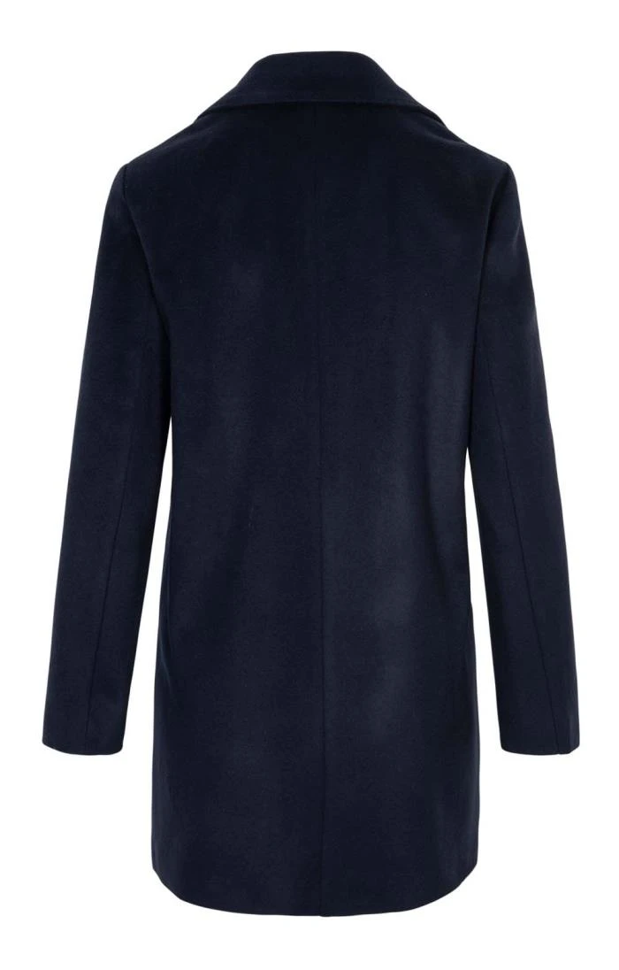 Ladies Peak Lapel Wool & Cashmere Coat 2 Ladies Peak Lapel Wool & Cashmere Coat - Image 2