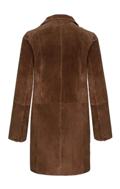 Long Suede Jacket -House Of Bruar TS31667MIDBROWN 2