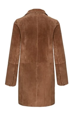 Long Suede Jacket -House Of Bruar TS31667TAN 2