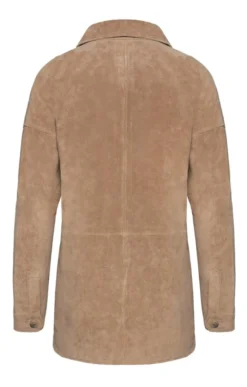 Ladies Suede Overshirt 13 Ladies Suede Overshirt -House Of Bruar TS31672BEIGE 3