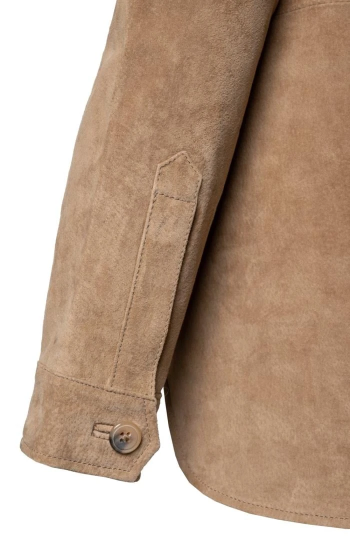 Ladies Suede Overshirt 5 Ladies Suede Overshirt - Image 5