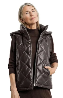 Ladies Gerry Weber Hooded Quilt Gilet