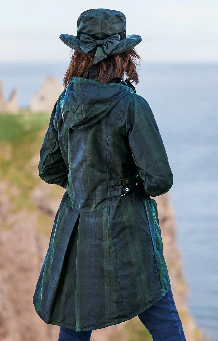 Ladies Wax Hooded Jacket 2 Ladies Wax Hooded Jacket - Image 2