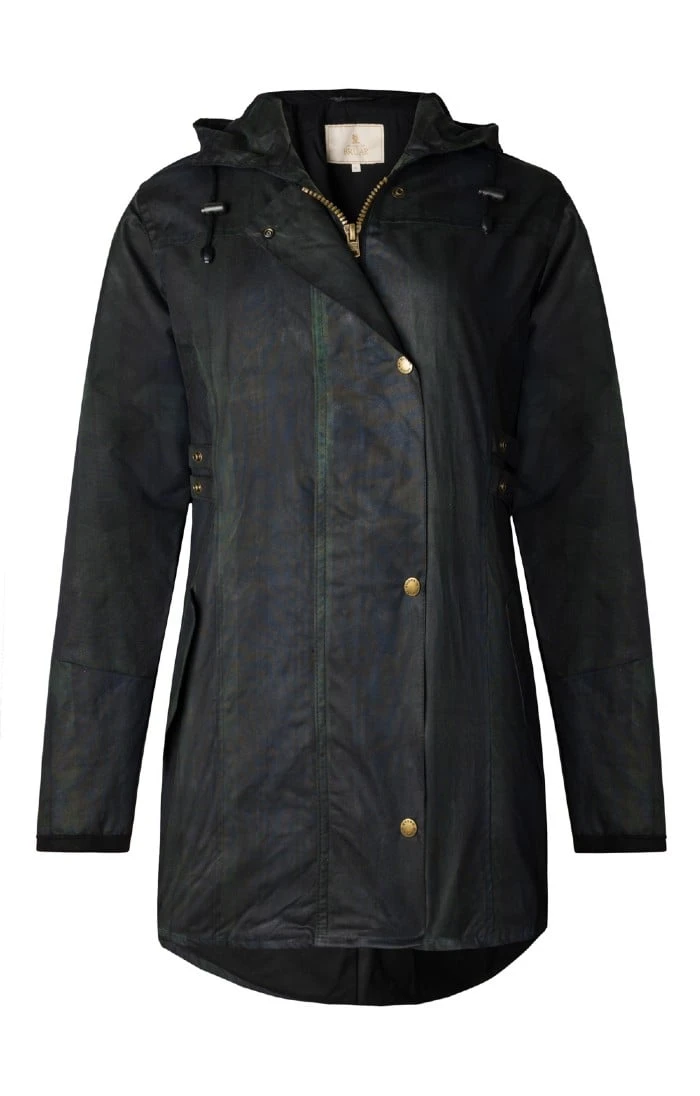 Ladies Wax Hooded Jacket 3 Ladies Wax Hooded Jacket - Image 3