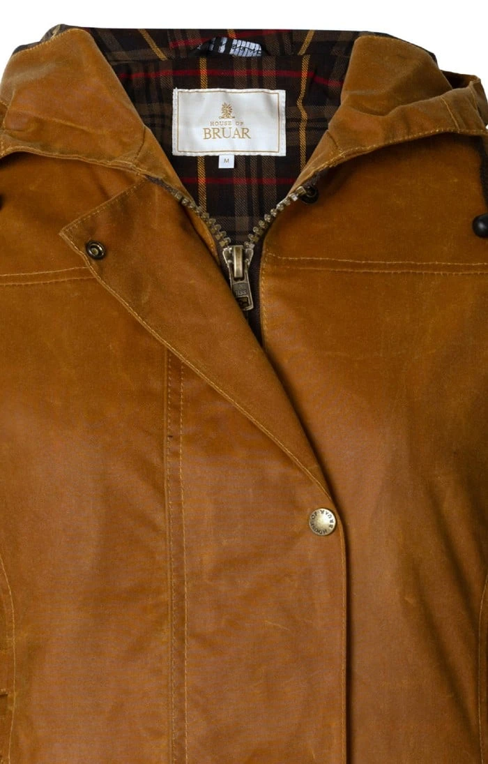 Ladies Wax Hooded Jacket 13 Ladies Wax Hooded Jacket - Image 13