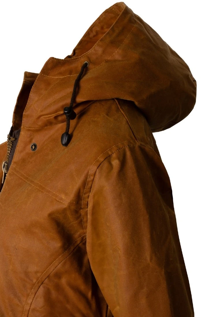 Ladies Wax Hooded Jacket 15 Ladies Wax Hooded Jacket - Image 15