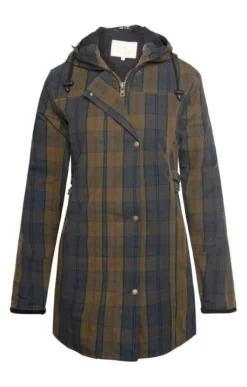 Ladies Wax Hooded Jacket 35 Ladies Wax Hooded Jacket -House Of Bruar TS84526IONA 1