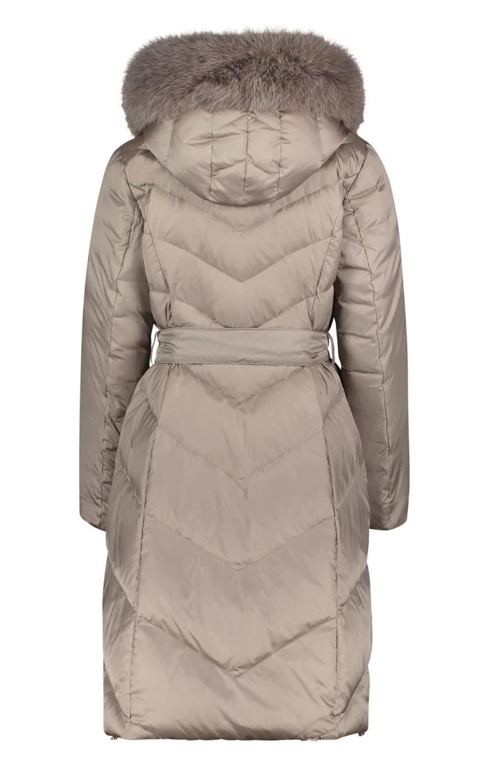 Ladies Betty Barclay Hooded Quilted Coat With Fur 5 Ladies Betty Barclay Hooded Quilted Coat With Fur - Image 5