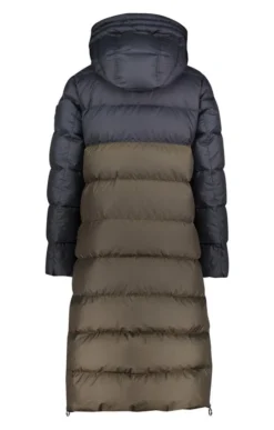 Ladies Betty Barclay Two Tone Long Quilted Coat 9 Ladies Betty Barclay Two Tone Long Quilted Coat -House Of Bruar TS98707DKBLUEKHAKI 4