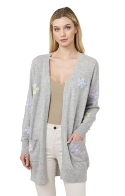 Ladies Polly Floral Cardigan