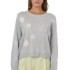 Ladies Polly Floral Crew Neck Sweater