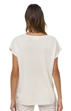 Ladies Lizzie T-Shirt 10 Ladies Lizzie T-Shirt -House Of Bruar TT00241ORGANICWHITE 1