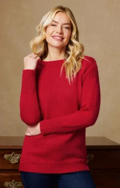 Unisex Pure New Wool Guernsey Sweater