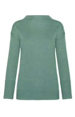 Unisex Pure New Wool Guernsey Sweater 13 Unisex Pure New Wool Guernsey Sweater -House Of Bruar TT00321SAGE 1
