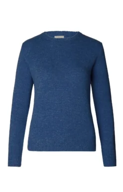 Ladies Lambswool Crew Neck 9 Ladies Lambswool Crew Neck -House Of Bruar TT00916DKDENIM 1