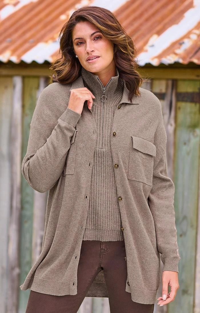 Knitted Overshirt 1 Knitted Overshirt