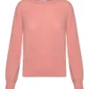Ladies Prague Lux Balloon Sleeve Cashmere Jumper