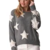 Ladies Alyssa Star Cashmere Crew