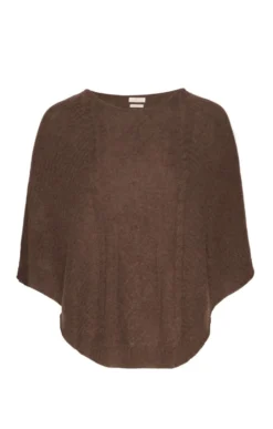House Of Bruar Cashmere Cable Poncho