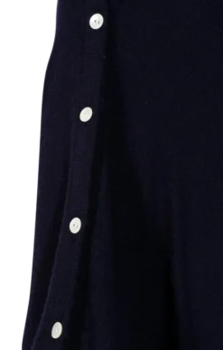 Ladies Grace Cashmere Poncho 11 Ladies Grace Cashmere Poncho -House Of Bruar TT13792NAVY 2