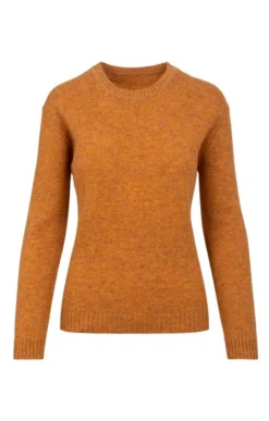 Ladies Munrospun Shetland Crew Neck 14 Ladies Munrospun Shetland Crew Neck -House Of Bruar TT14051GOLDCREST 1