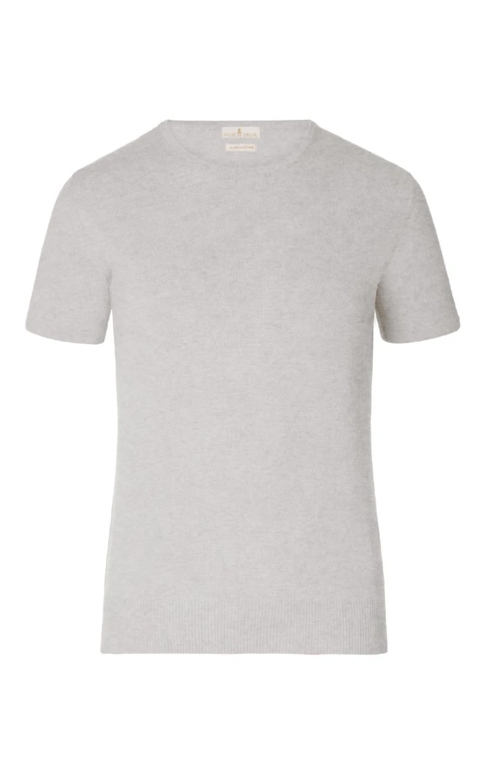 Ladies Cashmere 2 Ply Short Sleeve Crew Neck 7 Ladies Cashmere 2 Ply Short Sleeve Crew Neck - Image 7