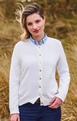 Ladies Pima Cotton Cardigan