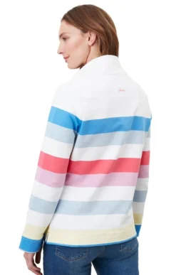 Ladies Joules Saunton Funnel Neck Sweater 14 Ladies Joules Saunton Funnel Neck Sweater -House Of Bruar TT32188MULTISTRIPE 1