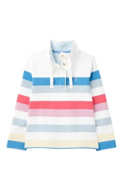 Ladies Joules Saunton Funnel Neck Sweater 15 Ladies Joules Saunton Funnel Neck Sweater -House Of Bruar TT32188MULTISTRIPE 2