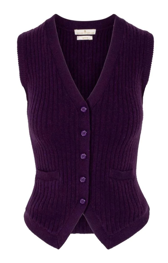 Ladies Lamora Rib Waistcoat 2 Ladies Lamora Rib Waistcoat - Image 2