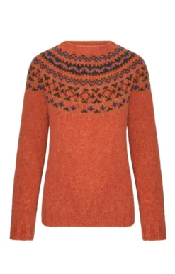 Ladies Pure Wool Fairisle Sweater