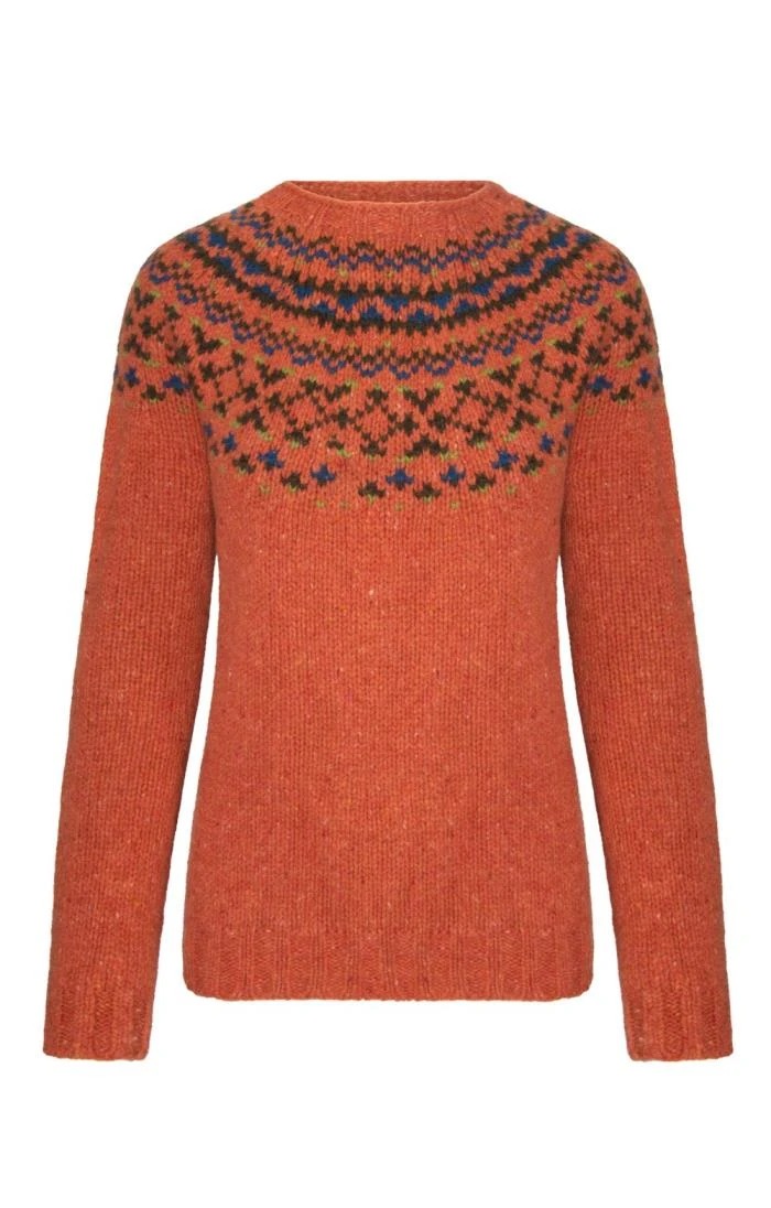 Ladies Pure Wool Fairisle Sweater 1 Ladies Pure Wool Fairisle Sweater
