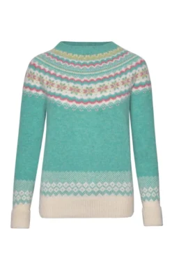 Ladies Fairisle Turtle Neck Sweater