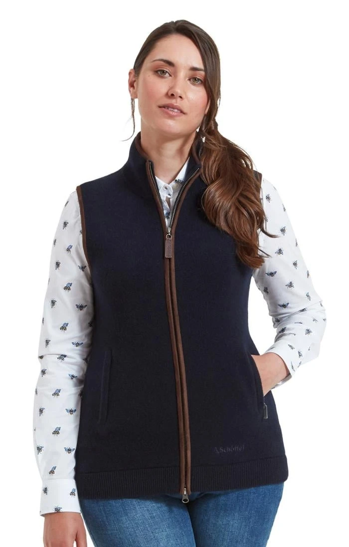 Ladies Schoffel Orkney Merino Gilet 1 Ladies Schoffel Orkney Merino Gilet