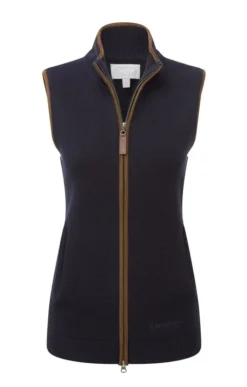 Ladies Schoffel Orkney Merino Gilet 9 Ladies Schoffel Orkney Merino Gilet -House Of Bruar TT56951NAVY 2