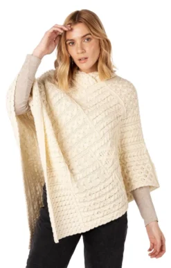 Ladies Elm Patchwork Poncho
