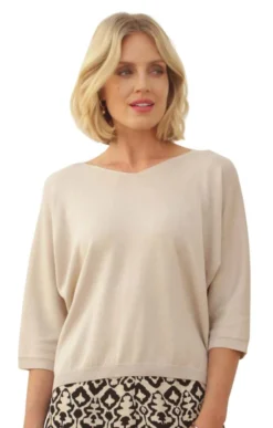 Ladies Pomodoro Batwing Jumper