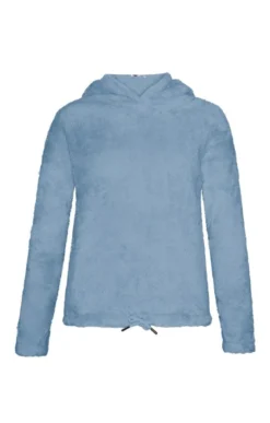 Ladies Teddy Fleece Hoodie 6 Ladies Teddy Fleece Hoodie -House Of Bruar TW23202BLUE 2