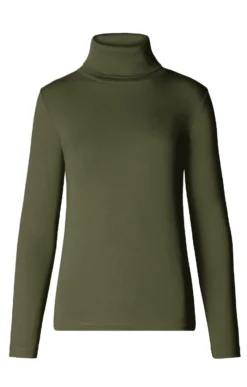 Cotton Roll Neck -House Of Bruar TW39700OLIVE 1