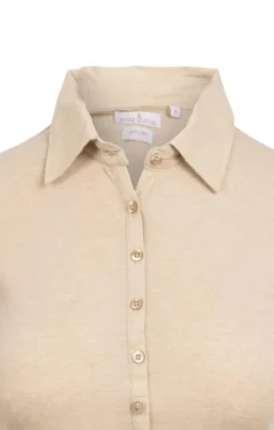 Cotton Polo Shirt 23 Cotton Polo Shirt -House Of Bruar TW39705BEIGEMEL 1
