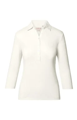 Cotton Polo Shirt 33 Cotton Polo Shirt -House Of Bruar TW39705OFFWHITE 1
