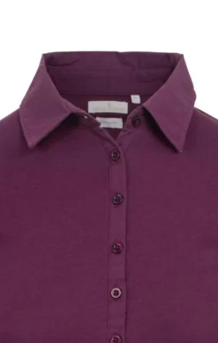 Cotton Polo Shirt 36 Cotton Polo Shirt -House Of Bruar TW39705PLUM 1
