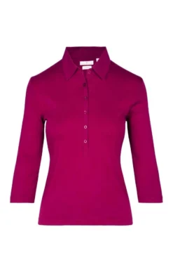 Cotton Polo Shirt 37 Cotton Polo Shirt -House Of Bruar TW39705RASPBERRY 1